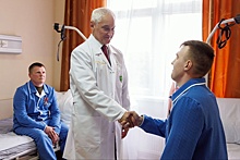 В госпитале раненых навестил министр обороны РФ Андрей Белоусов
