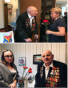 В Бескудниковском районе поздравили ветеранов-участников Курской битвы