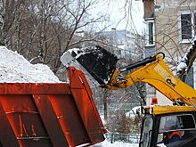 В течение зимнего сезона со дворов района вывезли более 16 тысяч кубометров снега
