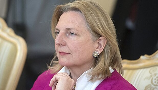 Глава МИД Австрии провела встречу в Москве