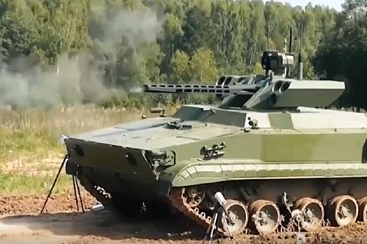 Появилось видео испытаний самого тяжелого российского боевого робота