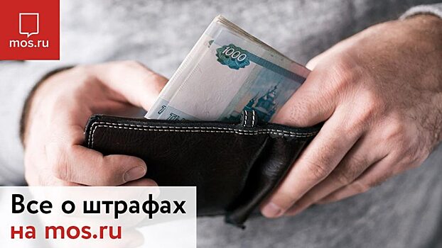 Оперативно оплатить штраф автомобилистам поможет портал mos.ru