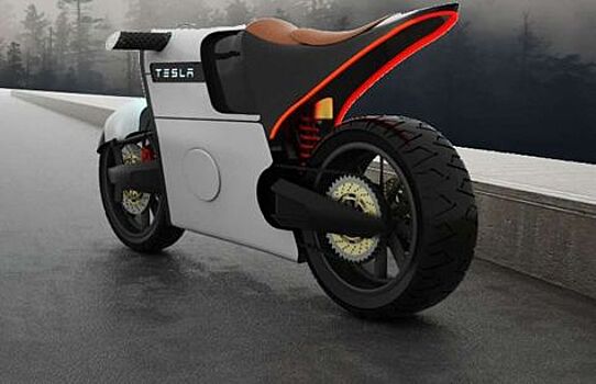 Мотоцикл Tesla – есть уже дизайнерский проект