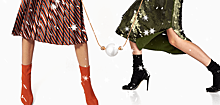 Идеальная пара для Нового года: юбка миди + колье
