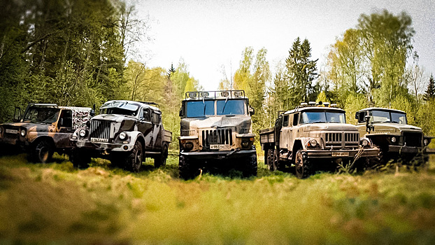 Советская мощь: ГАЗы, УАЗ и УРАЛ бросили вызов самым непроходимым дорогам