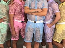 Американский рэпер обещает кружевную революцию в мужской моде