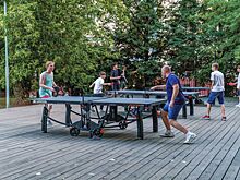 Настольный и большой: в каких парках Москвы можно поиграть в теннис