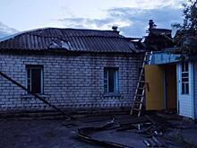 В Пронске сгорел сарай рядом с домом