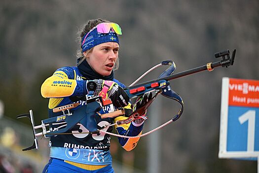Шведская биатлонистка Эльвира Эберг вернулась к тренировкам после болезни