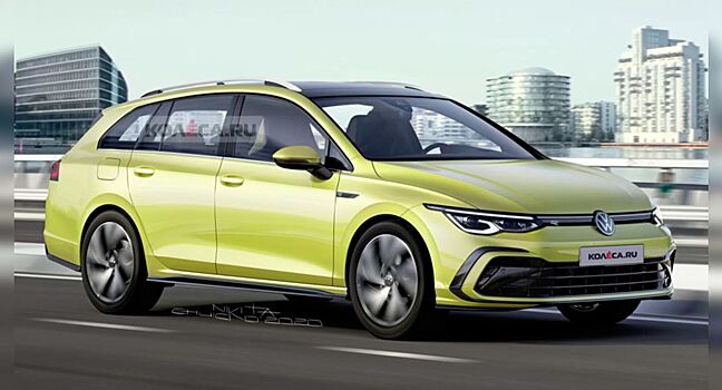 Опубликовали первые изображения нового универсала Volkswagen Golf