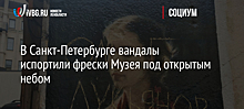 В Санкт-Петербурге вандалы испортили фрески Музея под открытым небом