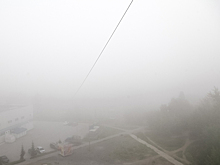 О густых туманах предупредили новосибирцев в МЧС