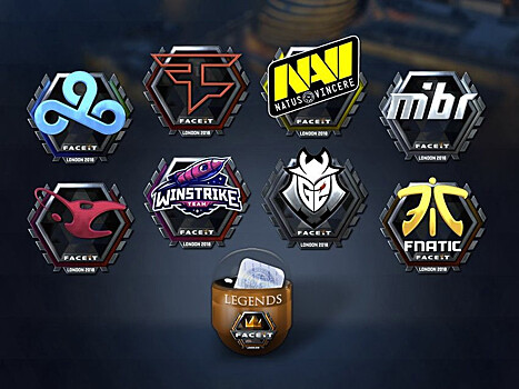 В CS:GO появились граффити и стикеры участников FACEIT Major London 2018