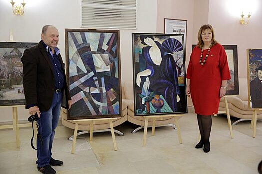 Выставка Тушинского товарищества художников открылась на бульваре Яна Райниса