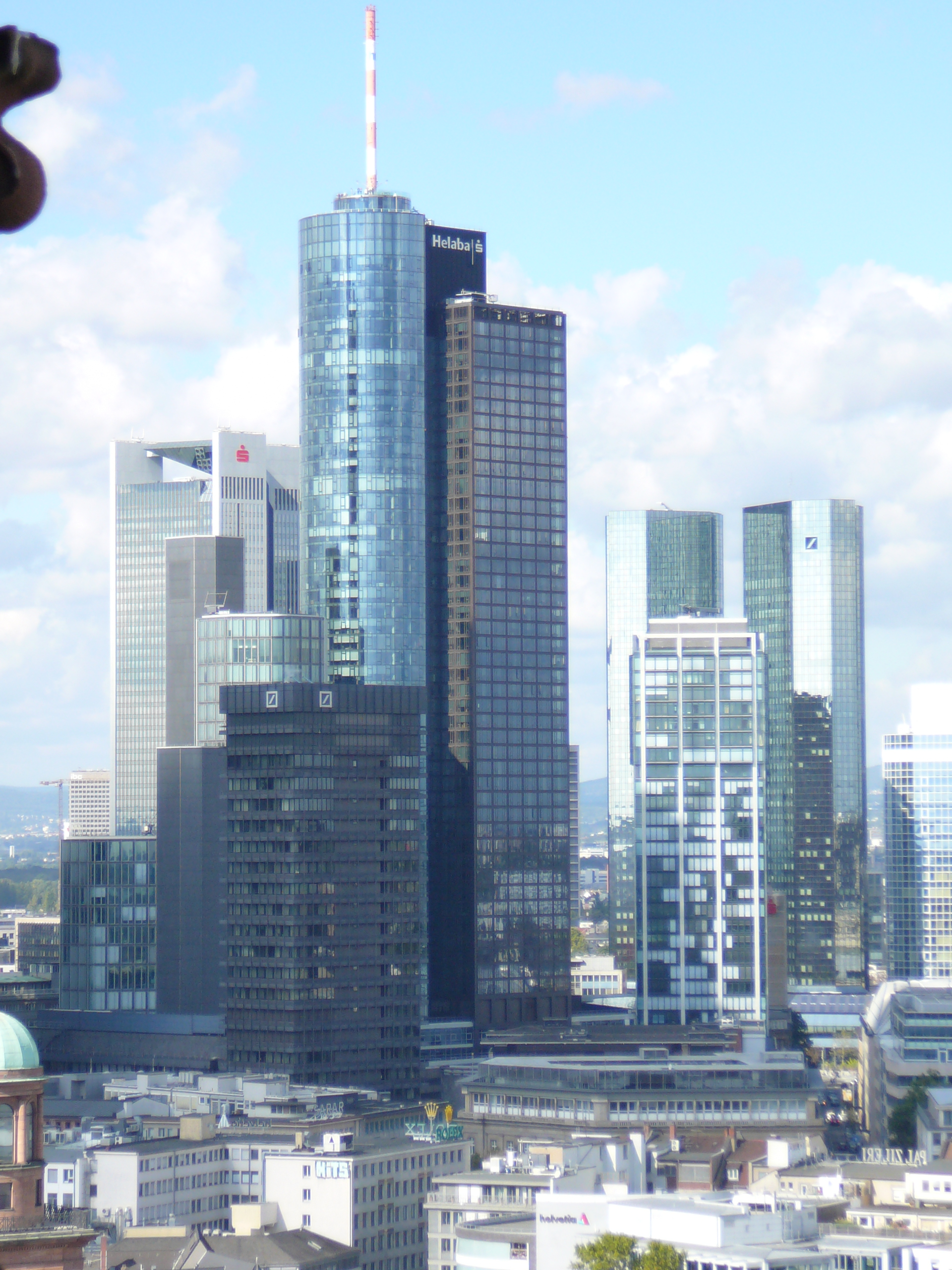 Небоскреб Main Tower, Франкфурт-на-Майне, Земля Гессен, Германия, Европа
