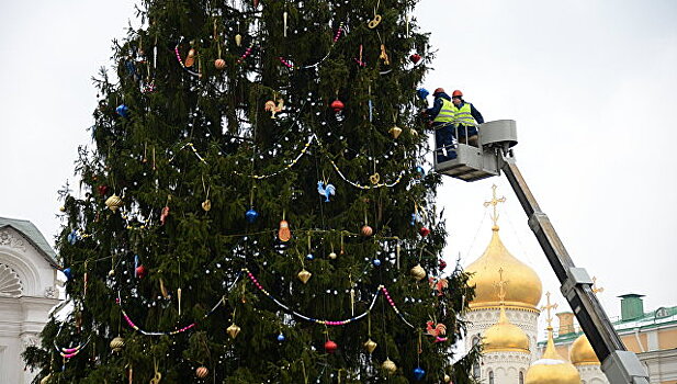 Главную новогоднюю елку демонтируют 24 января