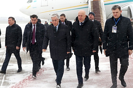 Президент Казахстана прибыл с визитом в Минск