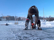 Мэр Иркутска Руслан Болотов проинспектировал обустройство площадки для крещенских купаний на Якоби