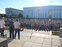 На центральной площади Ульяновска протестовали против пенсионной реформы