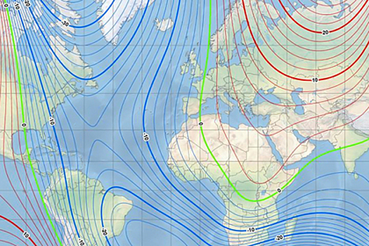 Магнитный полюс Земли сместился к России