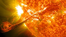 На Солнце произошли 10 мощных вспышек