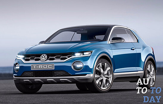 Компактный кроссовер Volkswagen T-Roc анонсирован официально