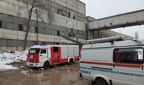В Воронеже возле ТРЦ «Максимир» случился пожар в трехэтажном здании