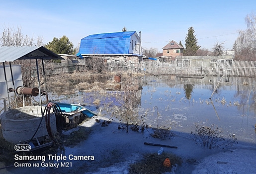 Воду с дач в омском Осташково обещают откачивать со следующей недели