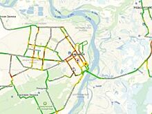 Уровень пробок в Барнауле достиг 9 баллов