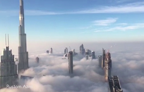 Дубай выглядит как постапокалиптический город