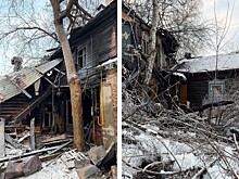 В Казани снова горело что-то историческое — столетний дом на Хади Атласи