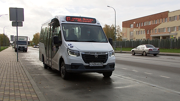 В Калининграде на линию вышел новый российский низкопольный автобус Газель-Сити