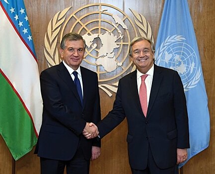 Гуттериш поддержит проект по использованию ресурсов Амударьи