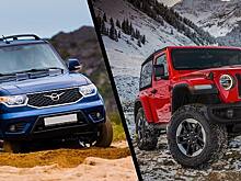 Военные в отставке: УАЗ Патриот I (рестайлинг 3) против Jeep Wrangler III (JK)