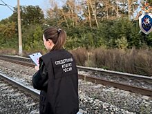 Грузовик столкнулся с поездом на переезде в Самарской области