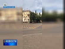 В Уфе нанесли первую специальную разметку для борьбы с пробками