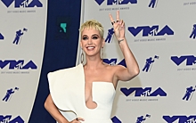 Перри и Клум с экстремальными декольте, Болдуин в «голом» наряде и другие звездные look'и с ковровой дорожки MTV VMA 2017