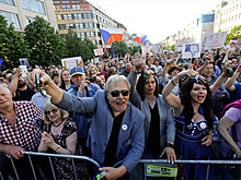 В Чехии прошла акция протеста против Земана