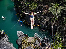 Соревнования по прыжкам в воду. Red Bull Cliff Diving. Прямая трансляция