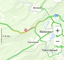 На трассе М5 «Урал» в Челябинской области образовалась огромная пробка из-за ДТП