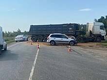 В Сакмарском районе столкнулись легковушка и большегруз «МАН»