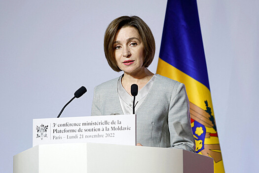 Президент Молдавии Cанду приехала в Румынию с "непубличным" визитом