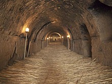 Туркменский город, спрятанный в горе