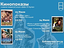 Показы кинофильмов по романам Джеймса Фенимора Купера и Даниеля Дефо пройдут в библиотеке № 139