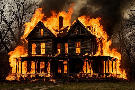 Новосибирец поджег дверь дома бывшей сожительницы из-за отказа возобновить отношения