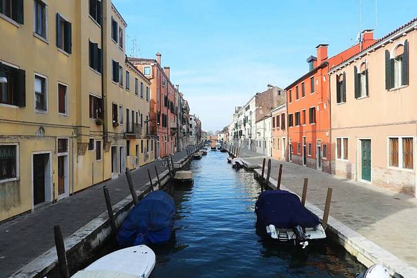 Венеция, наверное, никогда не была настолько пустой.