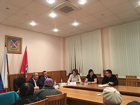 Глава Управы Можайского Сергей Девятов встретился с жителями района