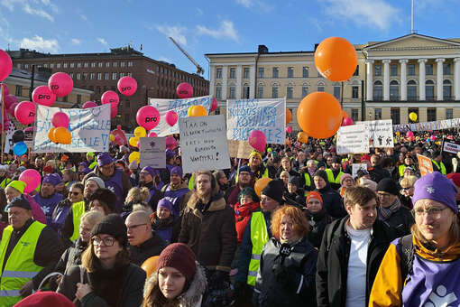 Экспорт Финляндии в марте из-за забастовок профсоюзов упал на 30%
