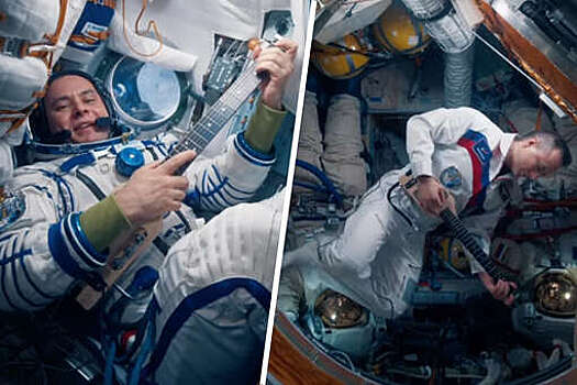 Группа Uma2rman представила первый снятый в космосе российский клип