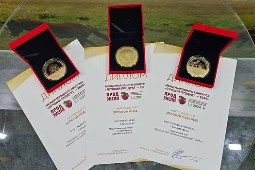 Производитель мороженого из Северной Осетии получил 3 золотые медали на «Продэкспо»